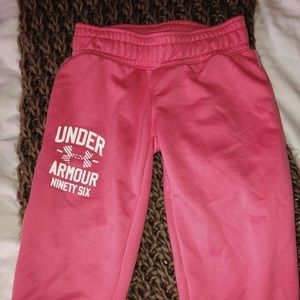 under armour crop sweatpants